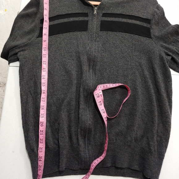 BANANA REPUBLIC MENS ZIP WOOL SWEATER - Picture 8 of 12